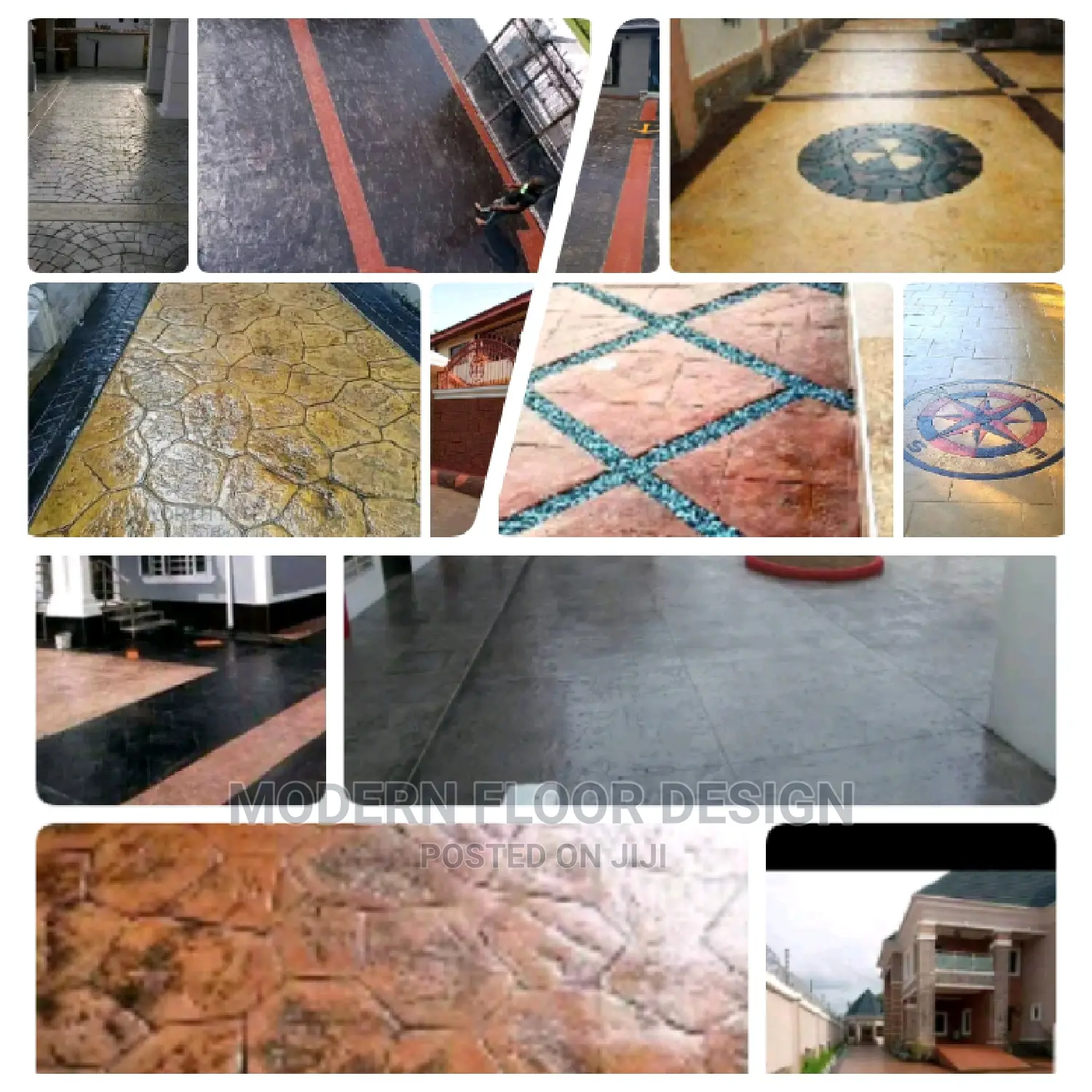 Most Wisdom Modern Stamps Floor