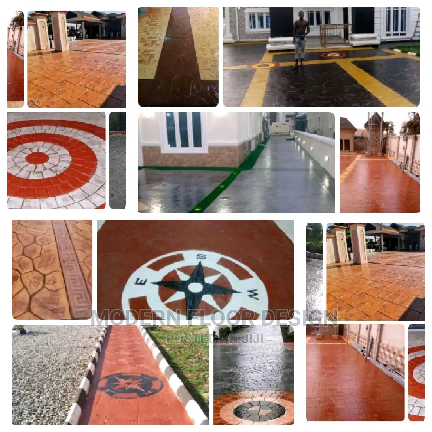 So Noble Modern Stamps Floor