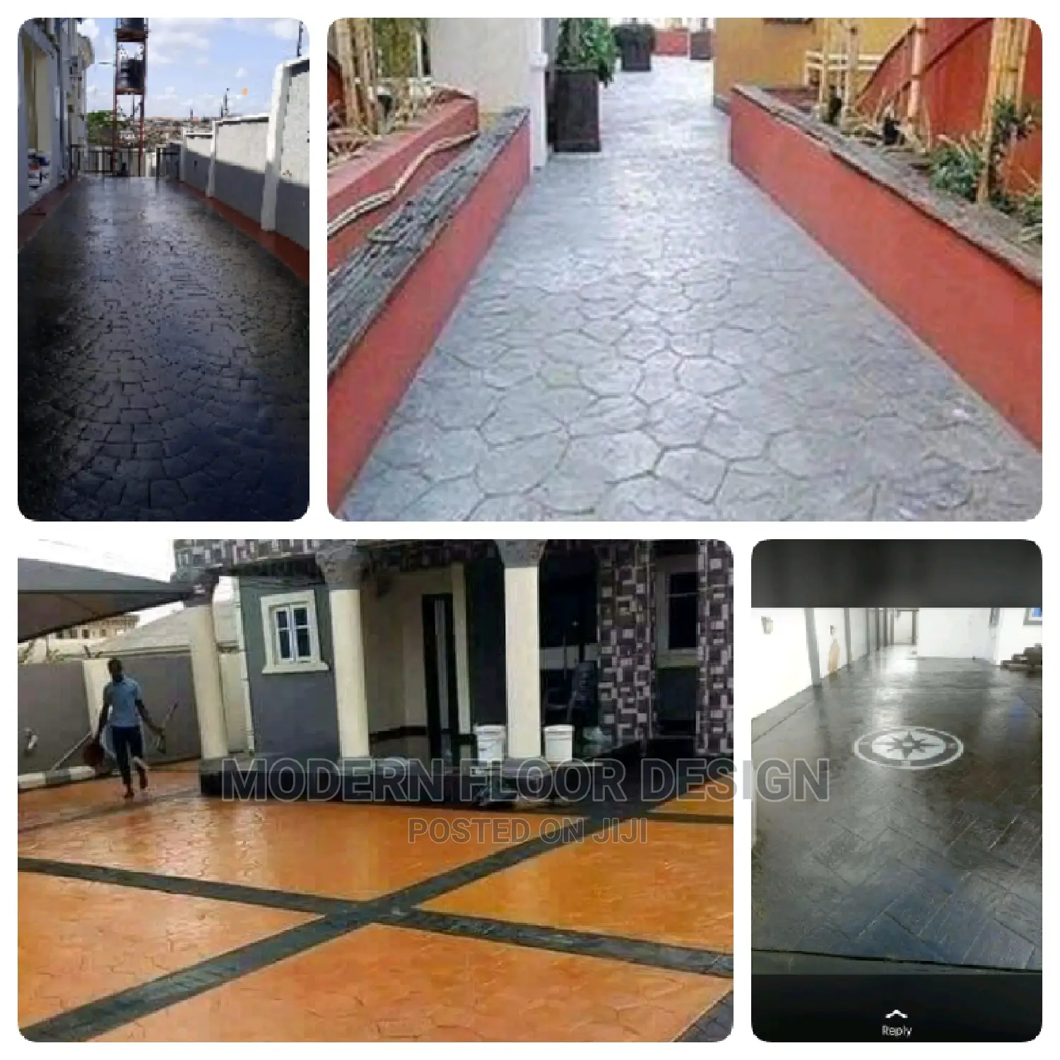 Pure Home Modern Stamps Floor
