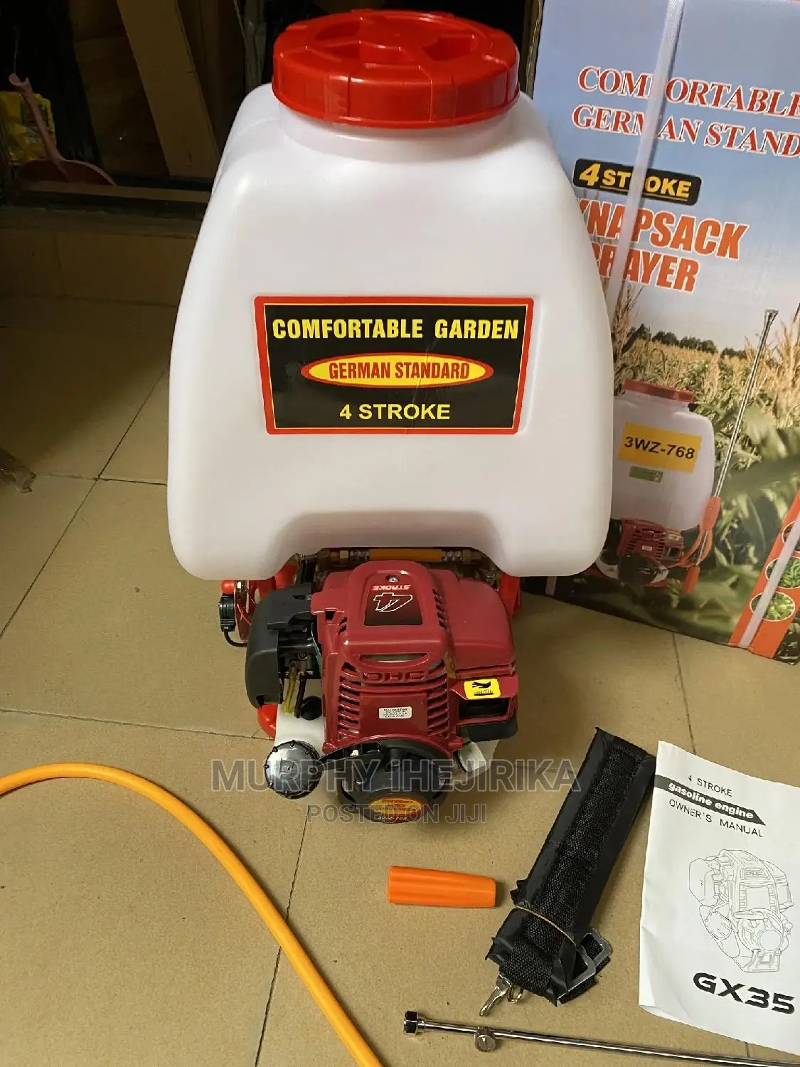 4 Stroke Motorized Knapsack Sprayer ( Garman Stander)