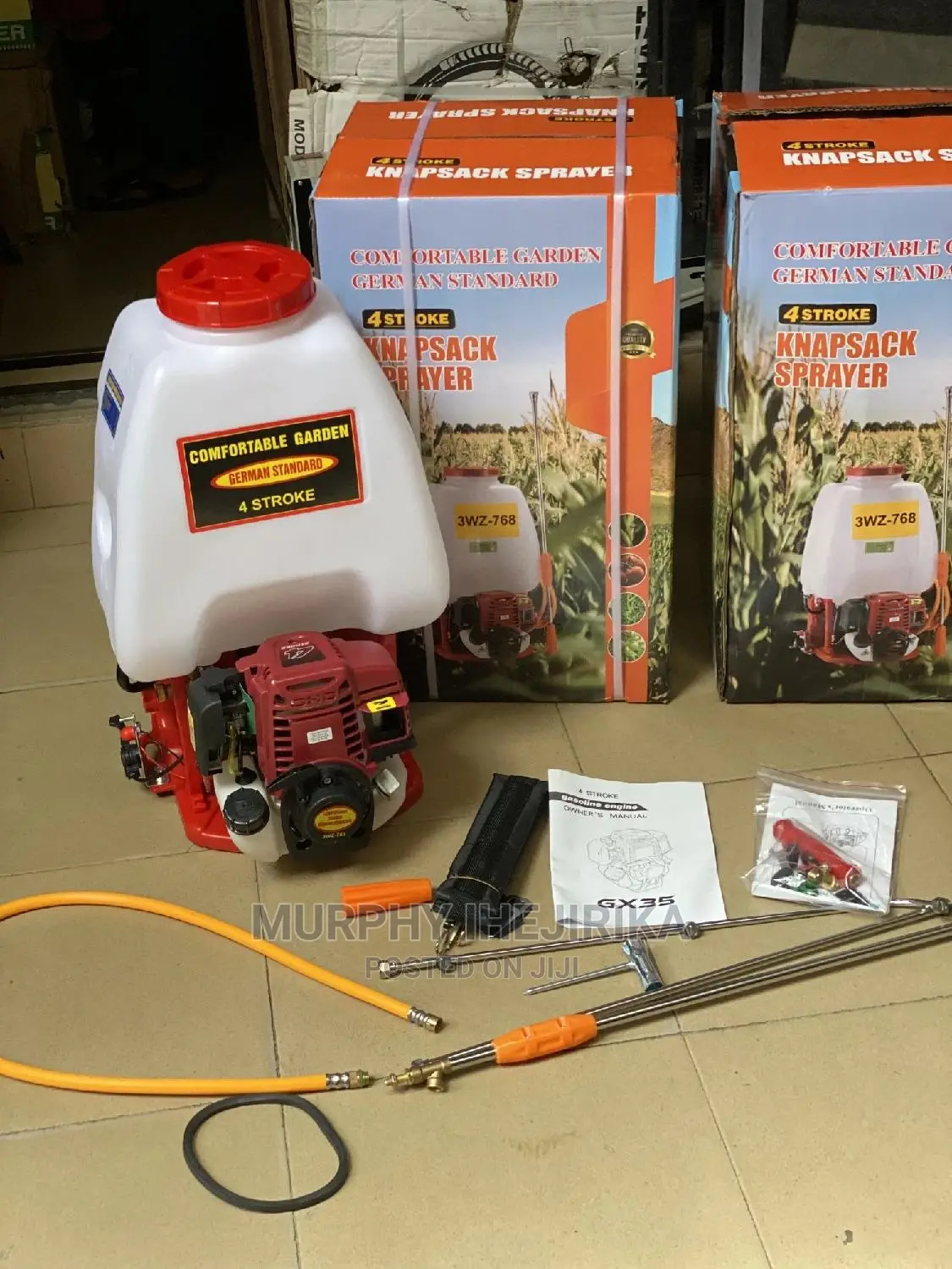 4 Stroke Motorized Knapsack Sprayer ( Garman Stander)