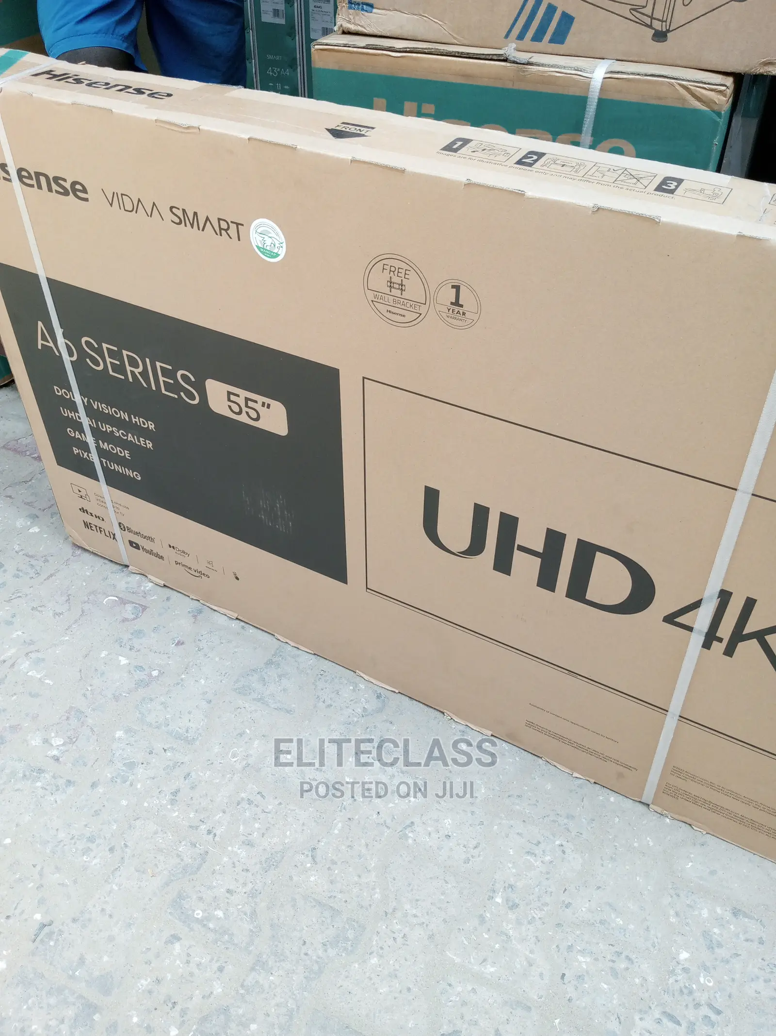 Uhd 55 Inches Hisense Smart Tv- Game Mode
