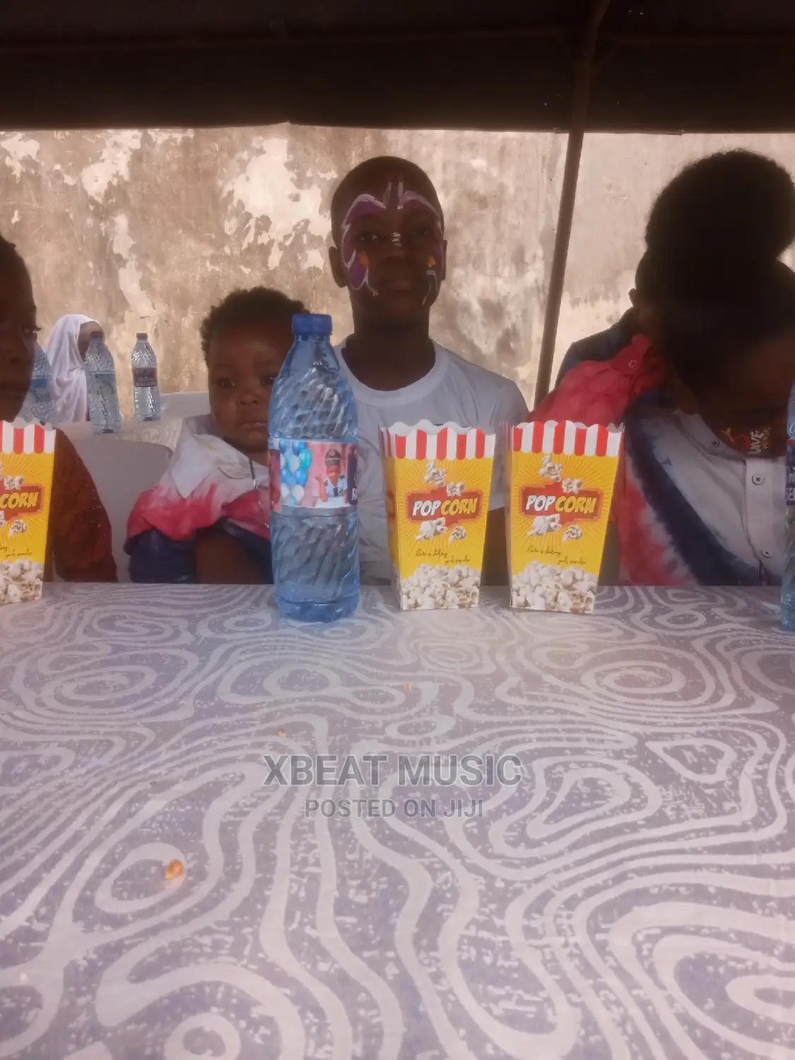 Popcorn, Ice Cream and Candy Floss With Stand