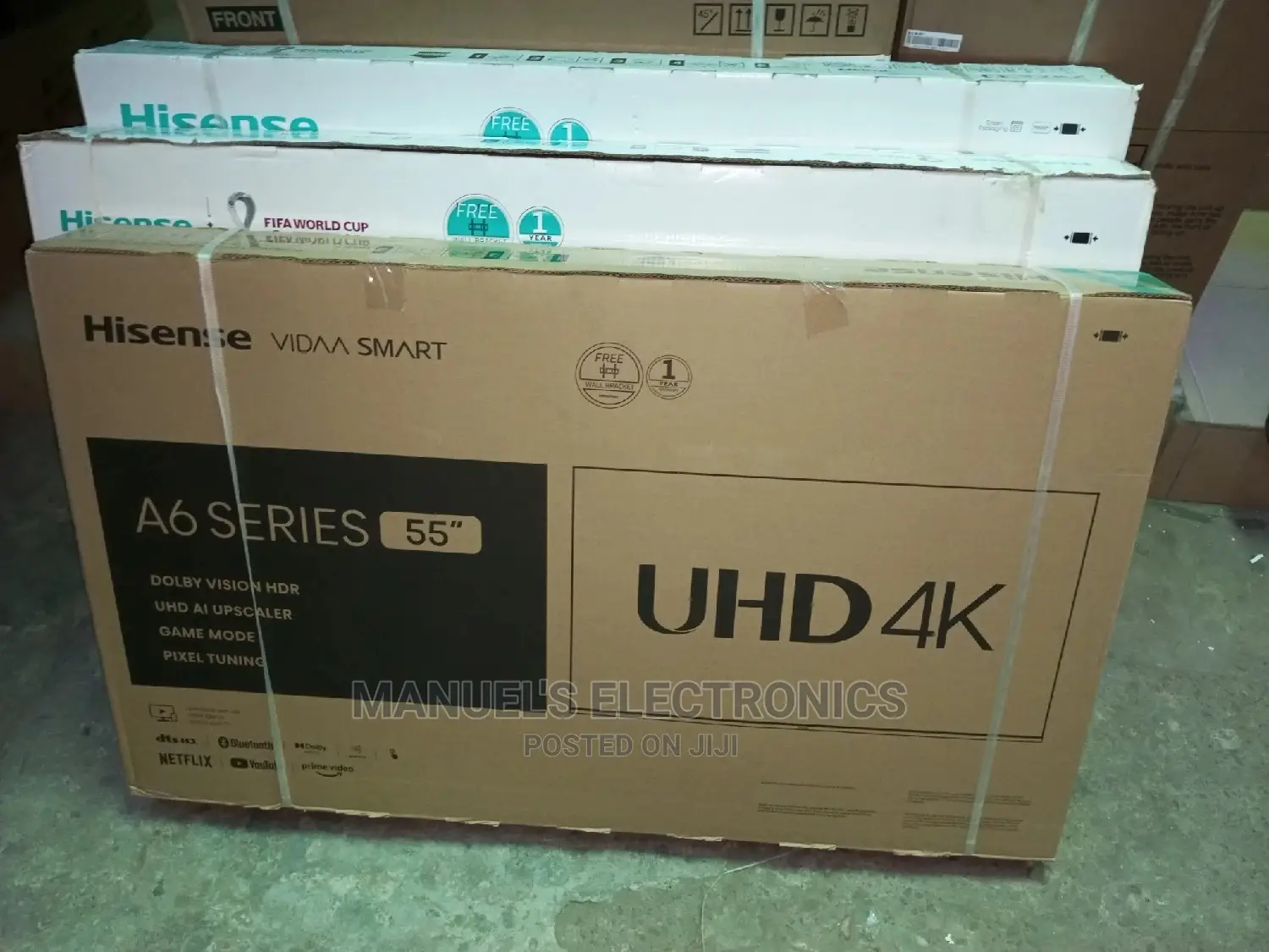 Hisense 55 Inches Tv Smart Uhd A6 Series