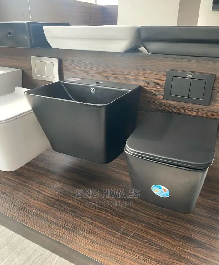 Black Wall Hung Wc (Conseal)