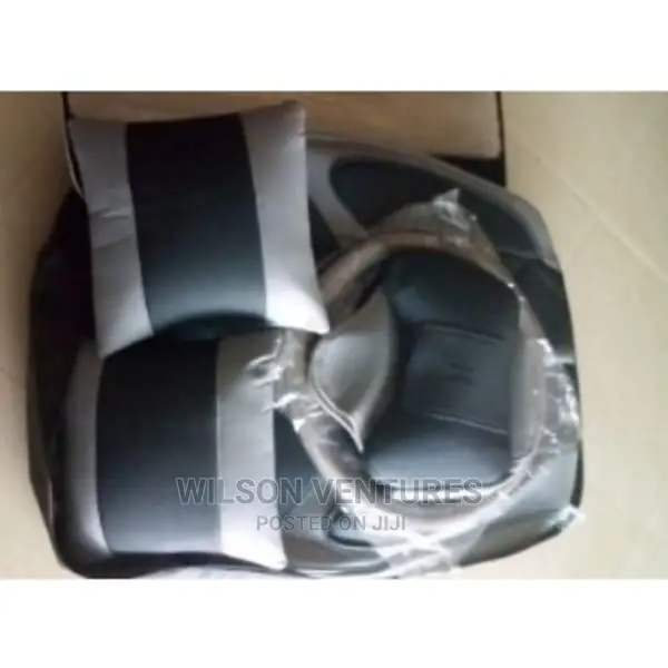 R Power Seat Cover- Gray Black
