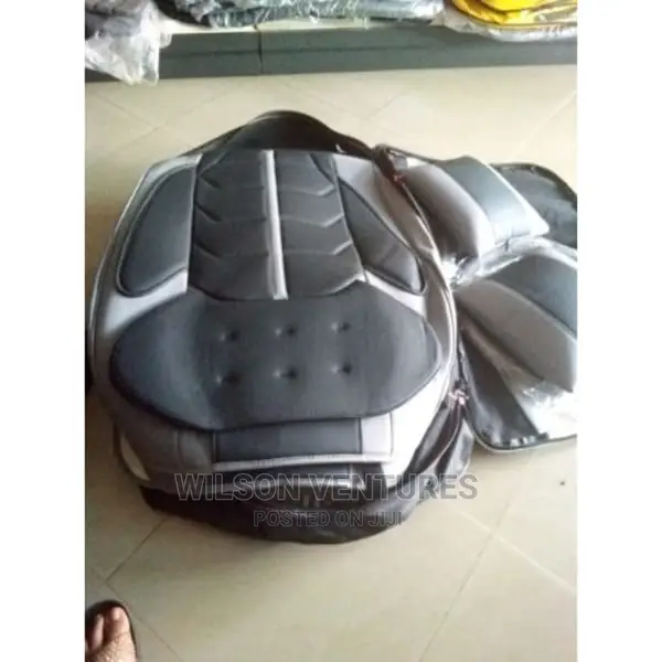 R Power Seat Cover- Gray Black