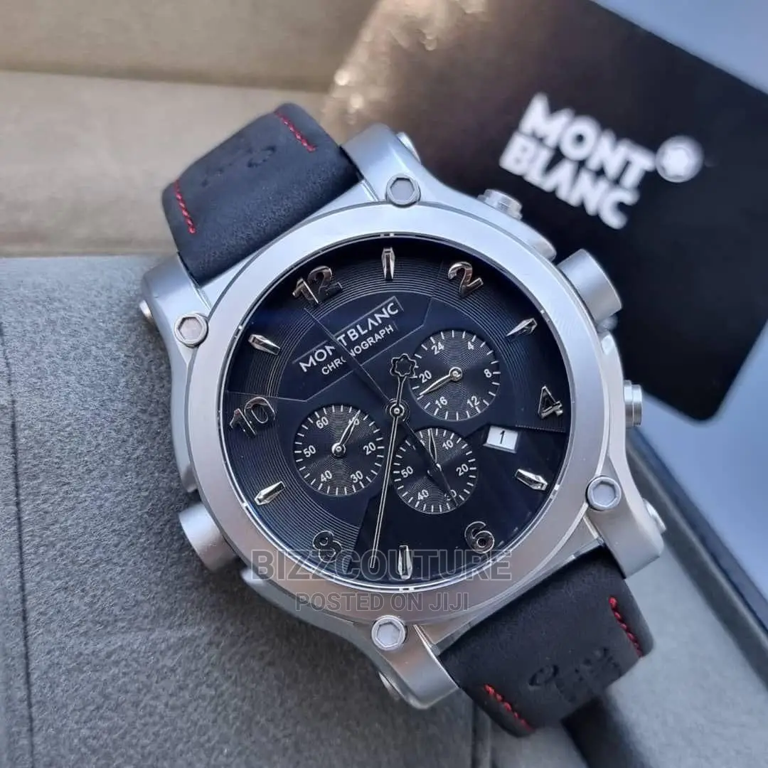 Original MONTBLANC Leather Strap Band Available in Store