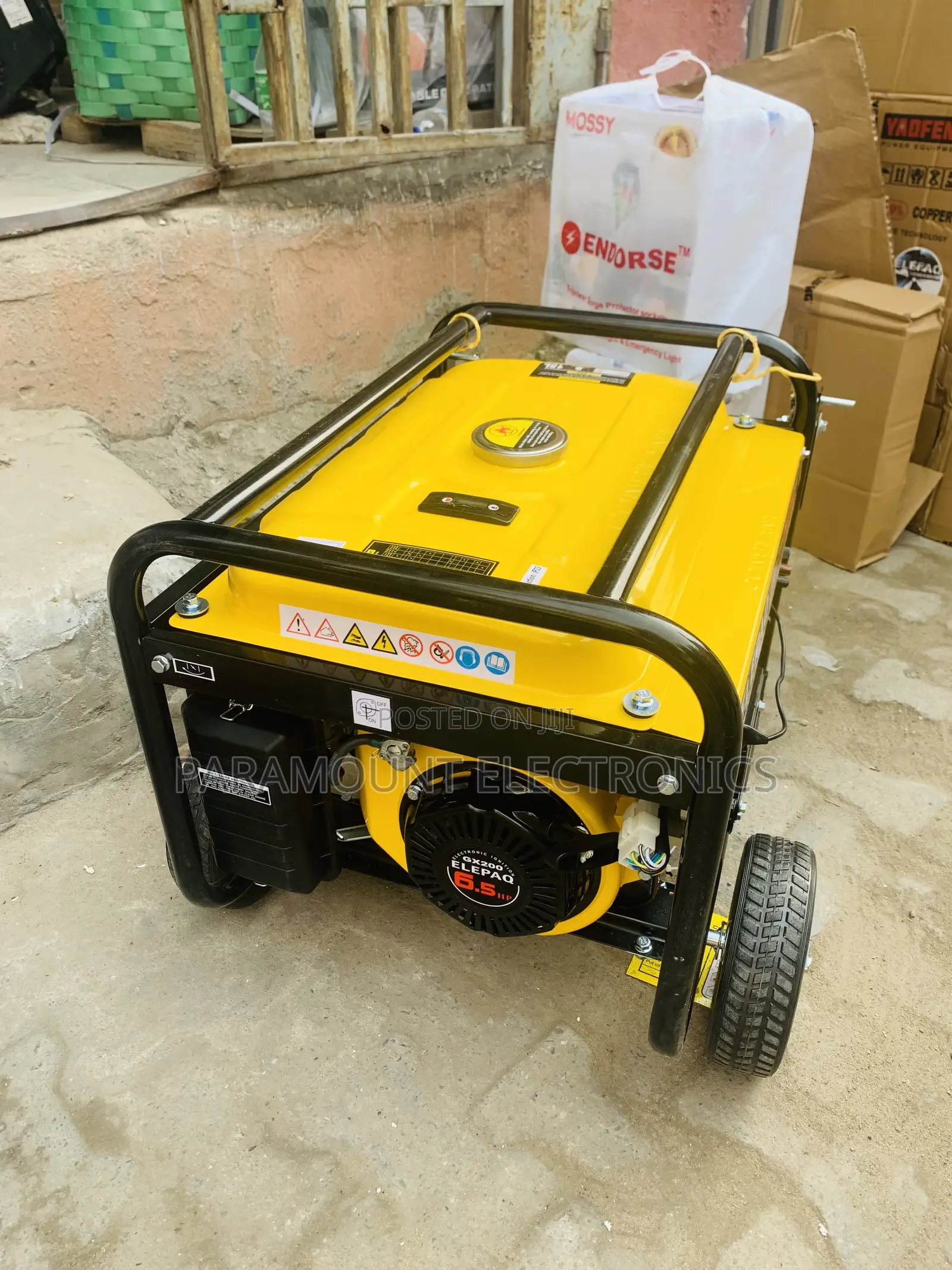 Elepaq 4.5kva Constant Gasoline Generator.