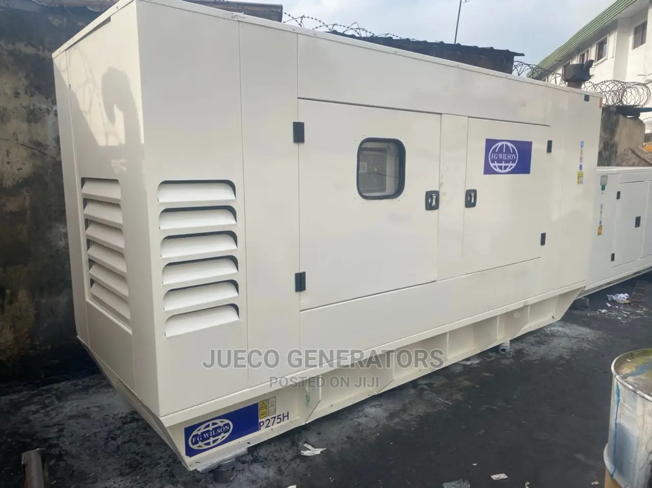 Fg Wilson 275kva Soundproof Gasoline Generator.