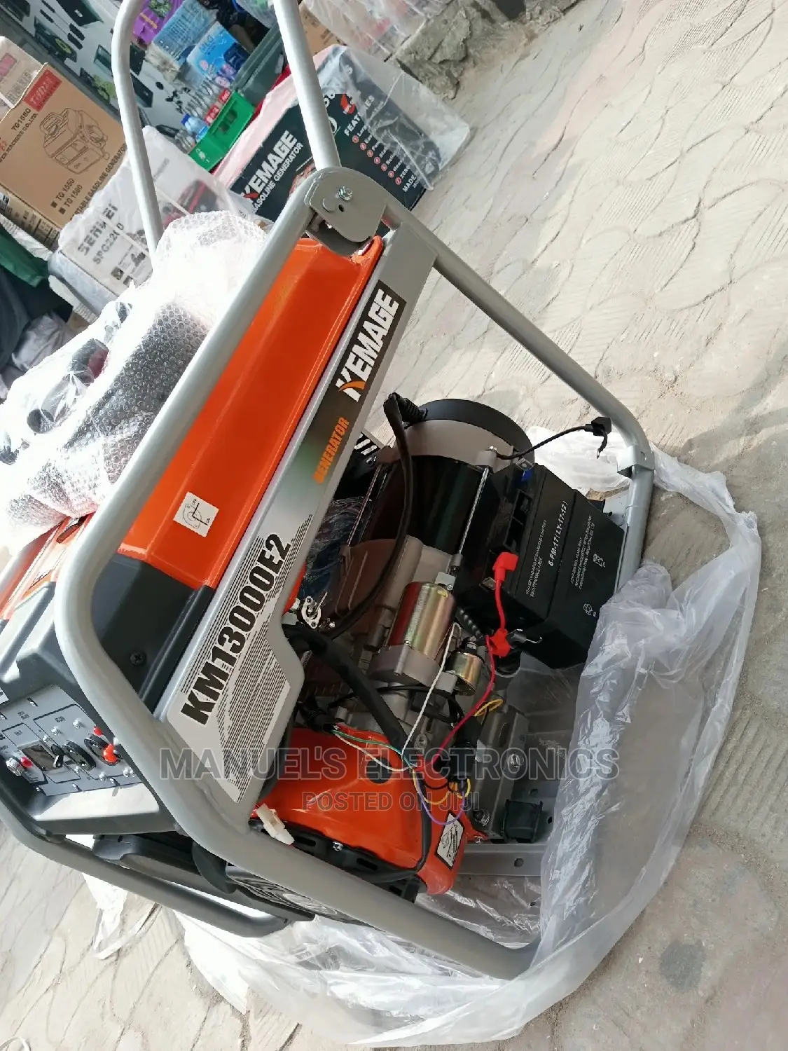 Kemage Remote Control Petrol Generator 100% Copper Coil 13kv