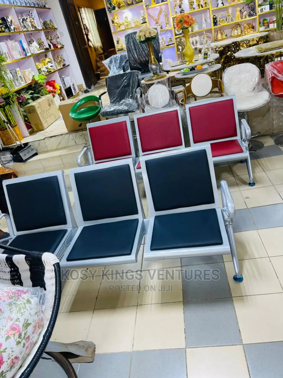 High Quality Leather Airport Waiting Chair