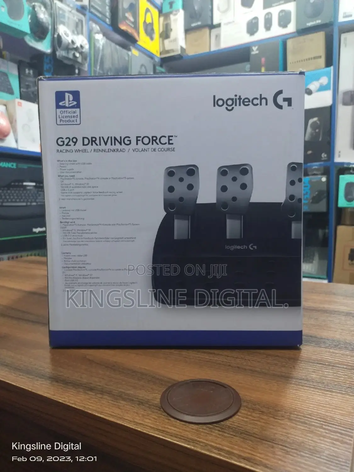 Logitech G29 Driving Force Racing Wheel With Pedal Set