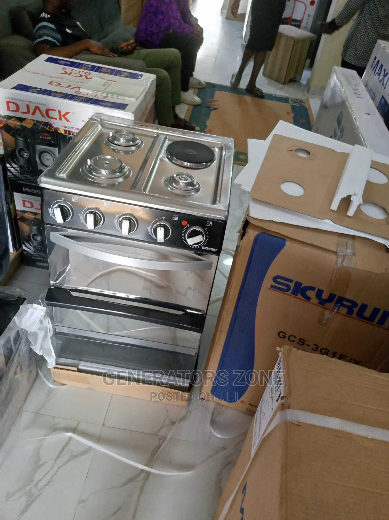 Brand New Skyrun Cooker GCS-3g1e/X | 4 Burners + Locking Lid