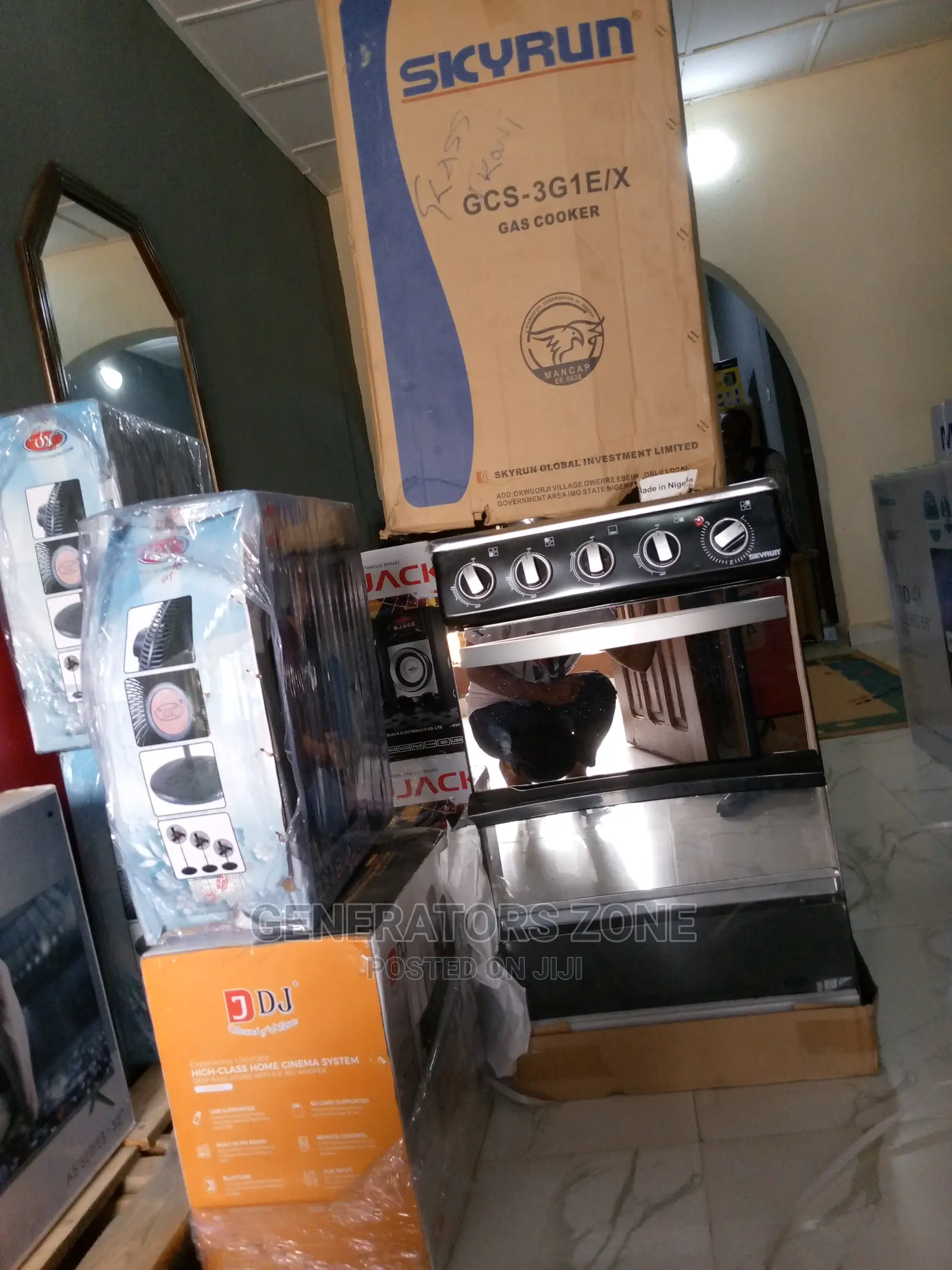 Original Skrun Multi-Cooker -GCS-3g1e/X|3 Burners+1 Electric