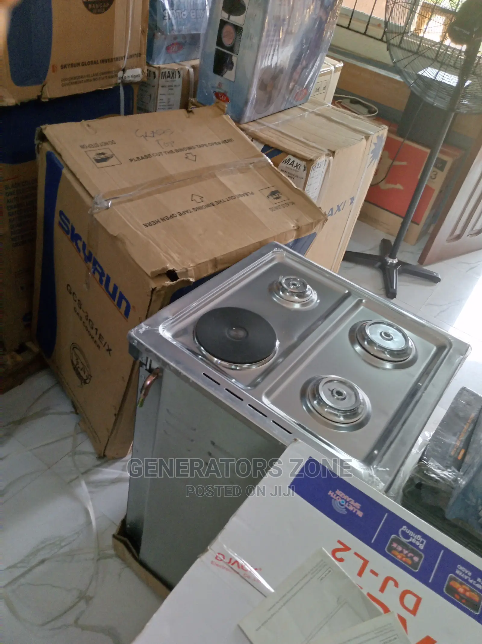 GCS-3g1e/X |Automatic Skyrun 3 Gas Cooker With One Electic