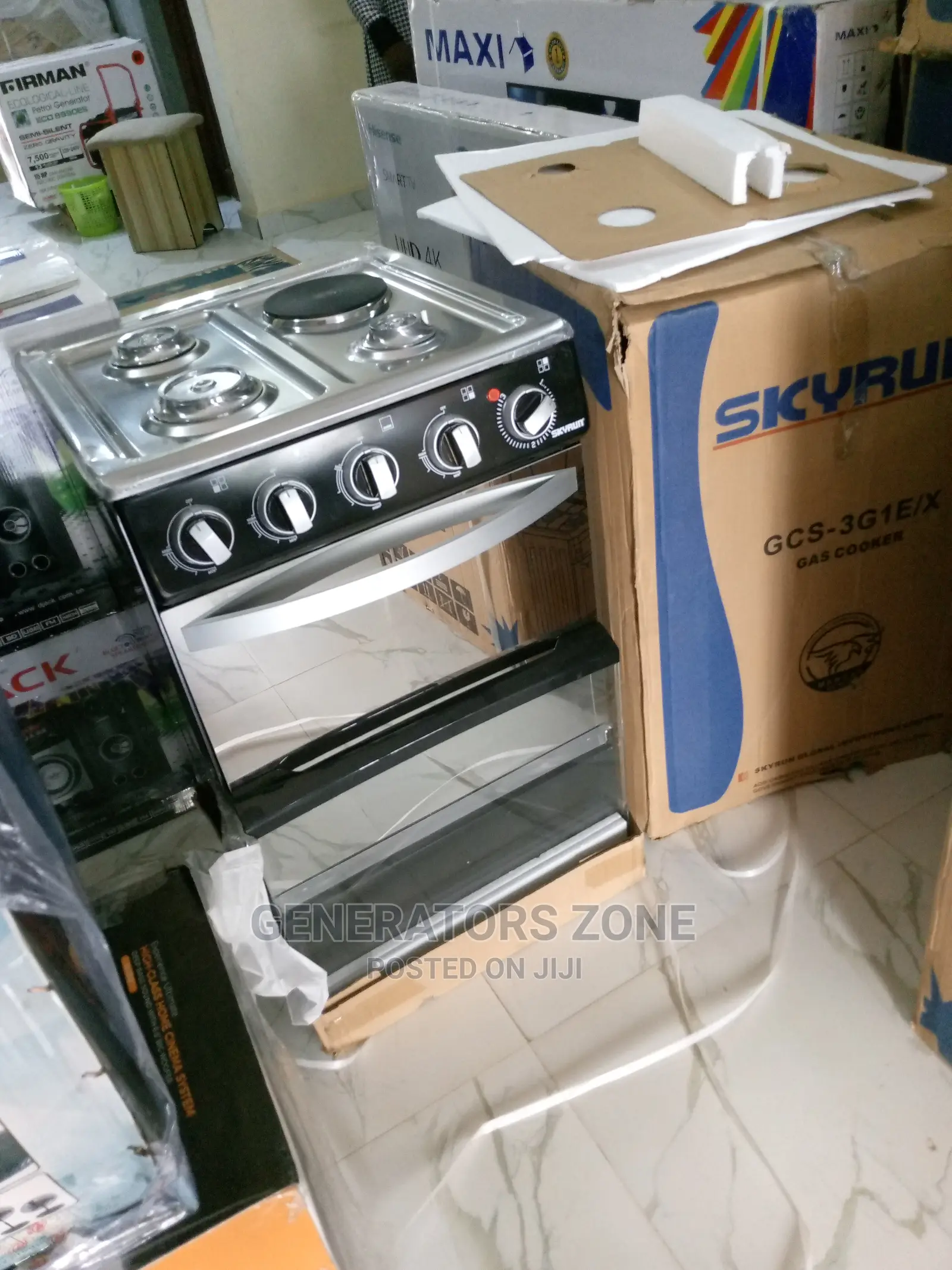 Auto Ignition GCS-3g1e/X Skyrun Four Phase Cooker (Drip Tray