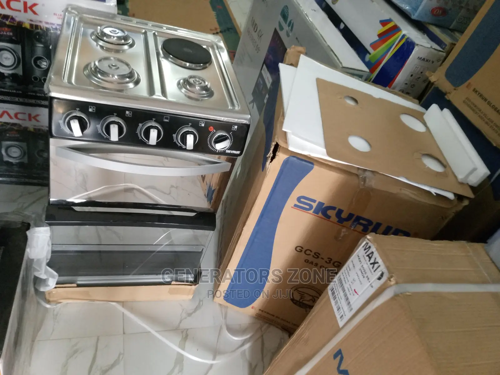 Auto Ignition GCS-3g1e/X Skyrun Four Phase Cooker (Drip Tray