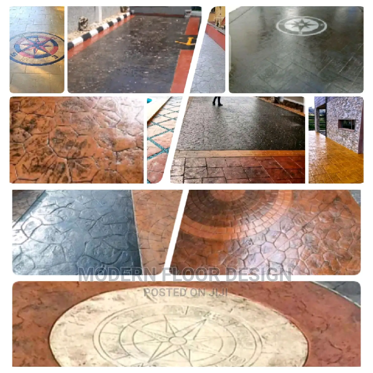 Renovation Modern Stamps Floor