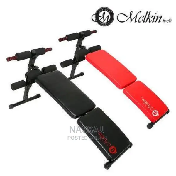Foldable Tummy Trimmer Sit-Up Bench With Rope