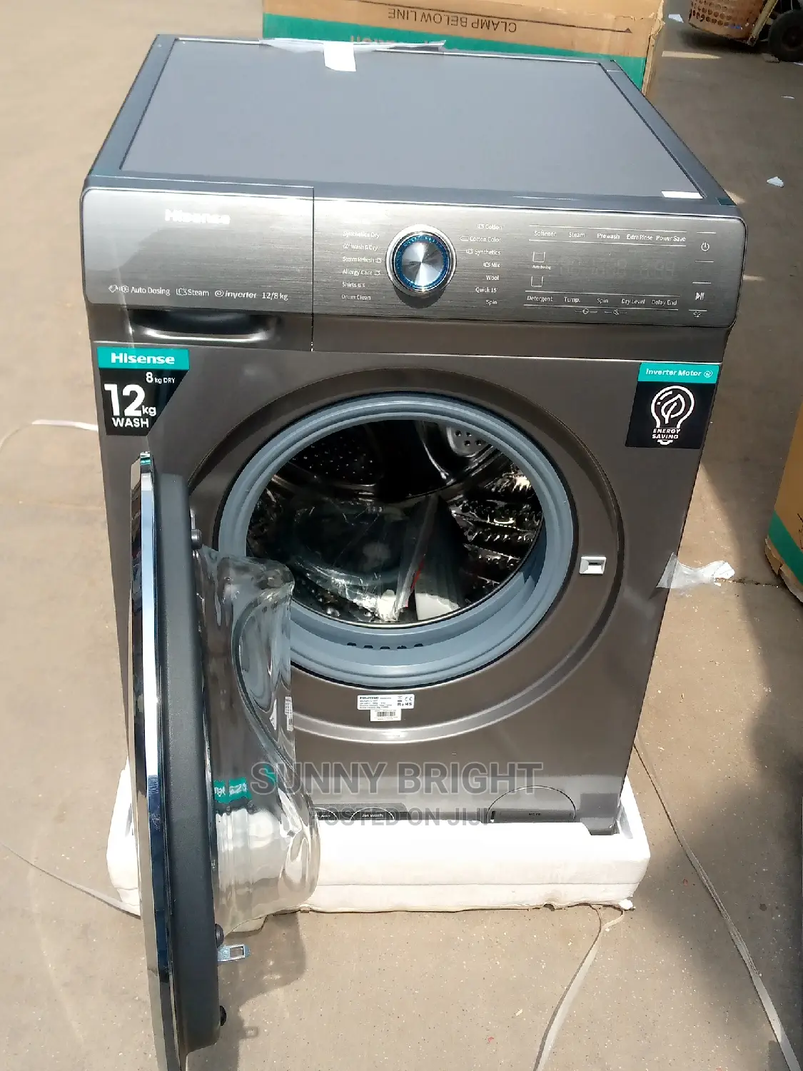 Hisense Washing Machine Wash and Dry Inventer 12kg