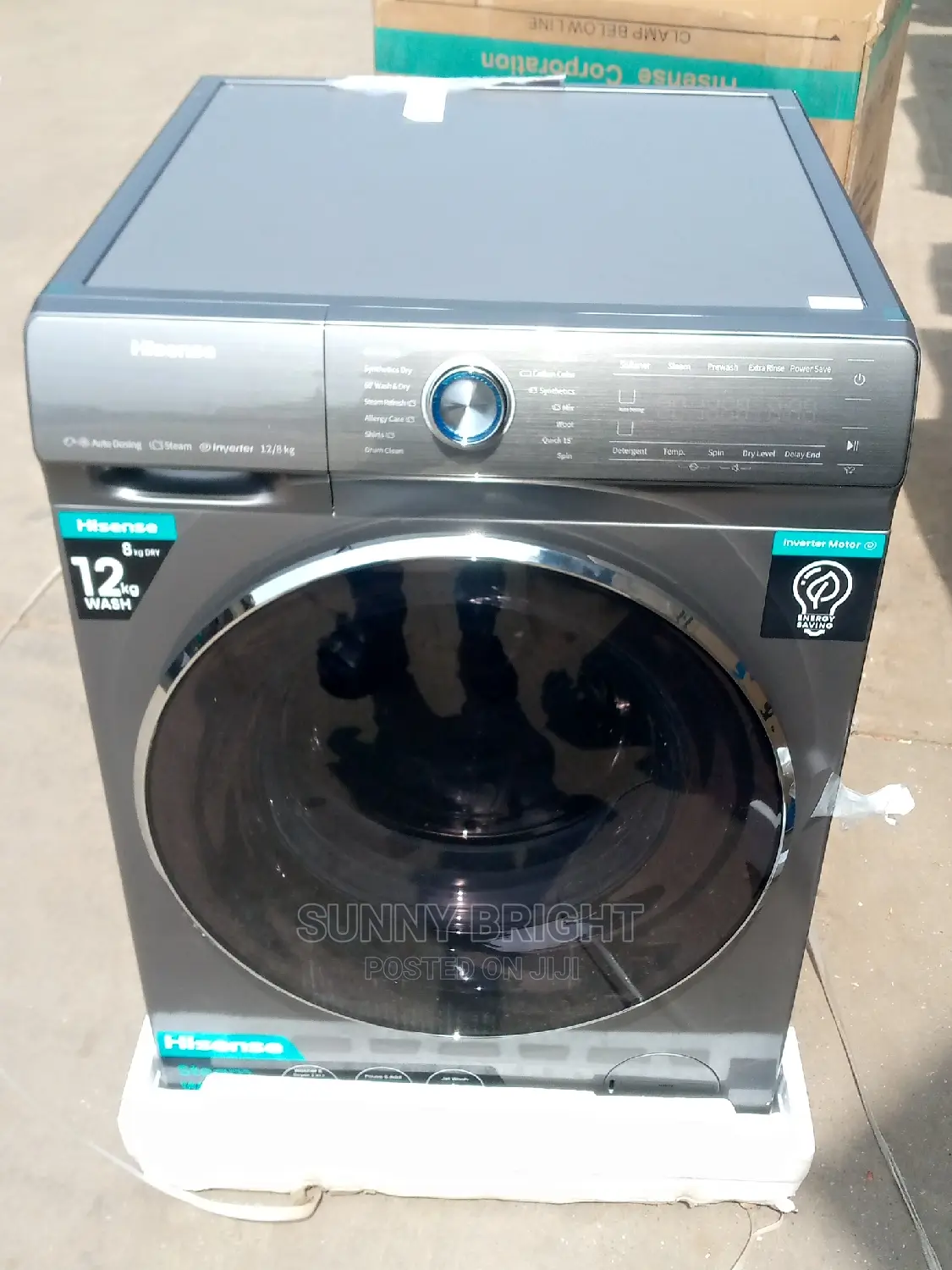 Hisense Washing Machine Wash and Dry Inventer 12kg
