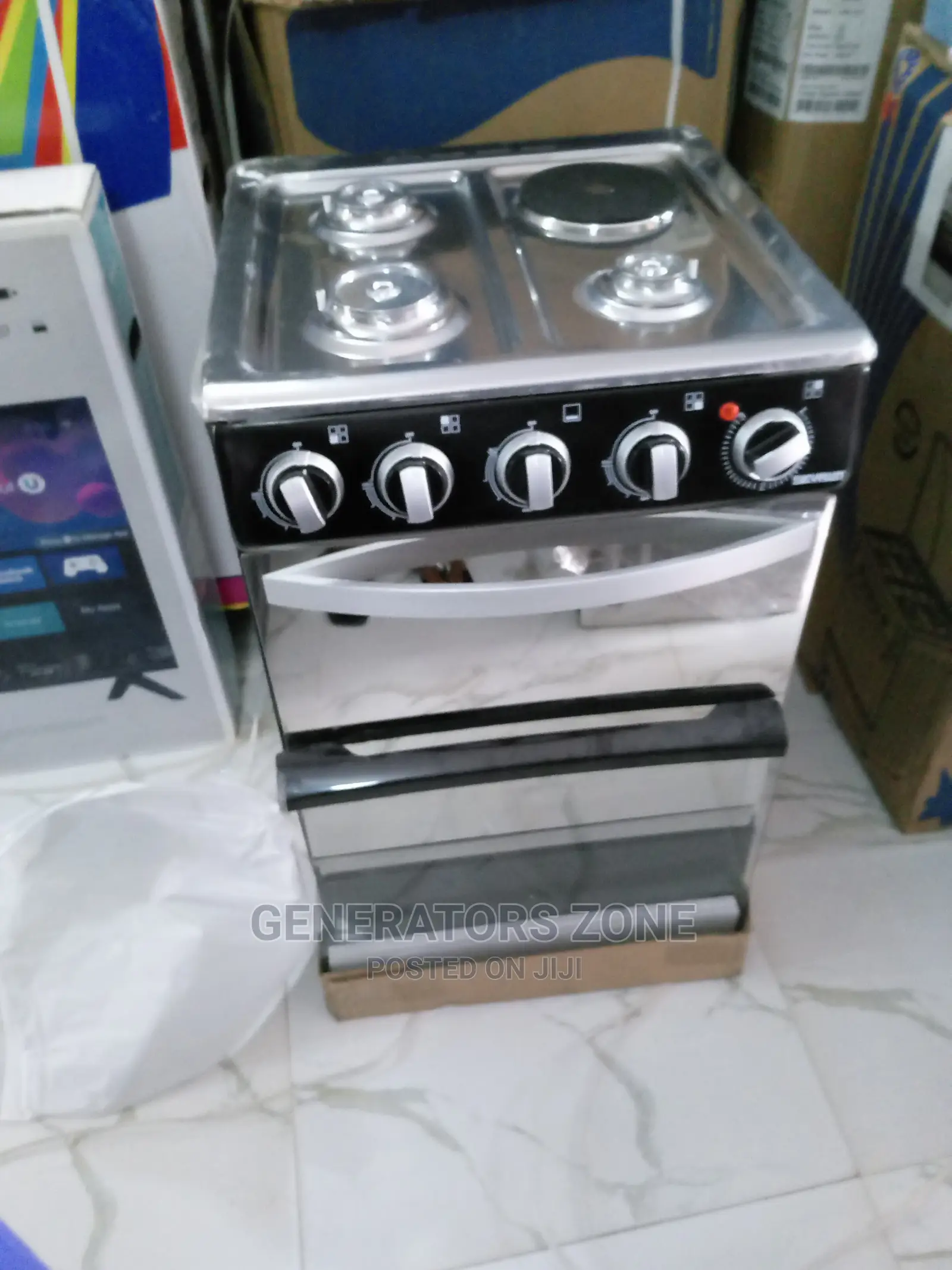 Gcs-3g1e/X (3+1) Skyrun Cooker + Baking Oven- Automatic