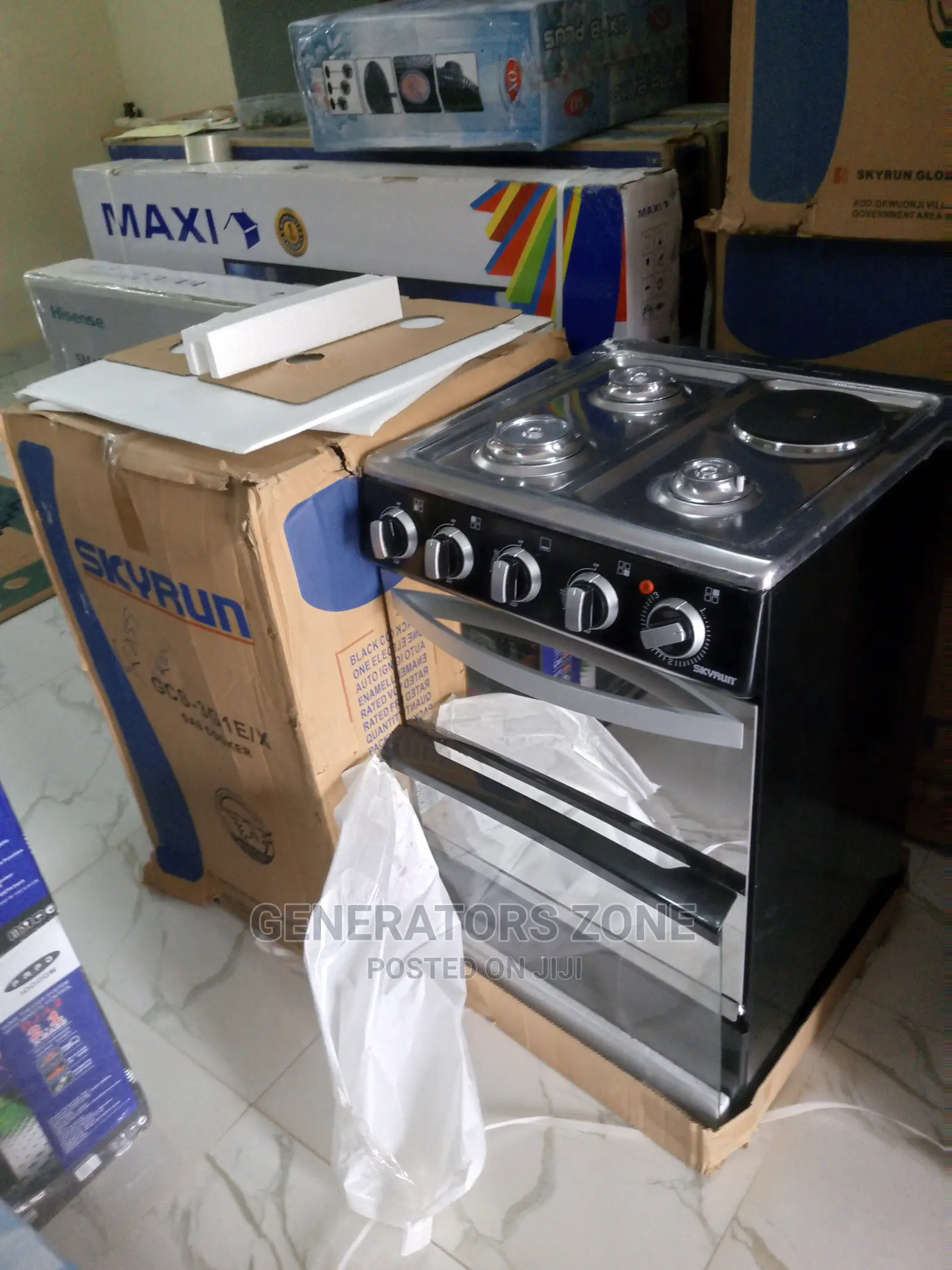 Gcs-3g1e/X (3+1) Skyrun Cooker + Baking Oven- Automatic