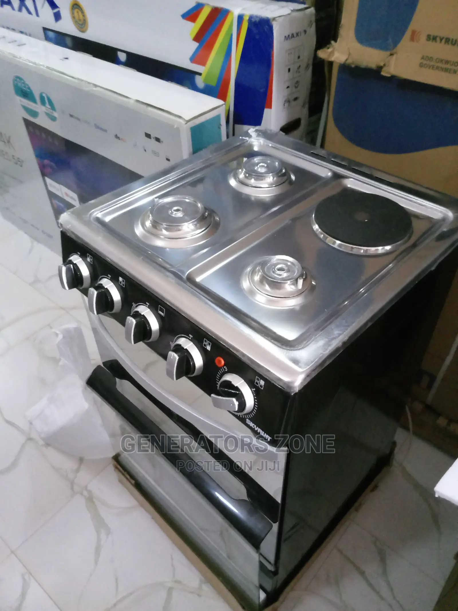 Skyrun GCS-3g1e/X Standing Gas Cooker - 4 Phases