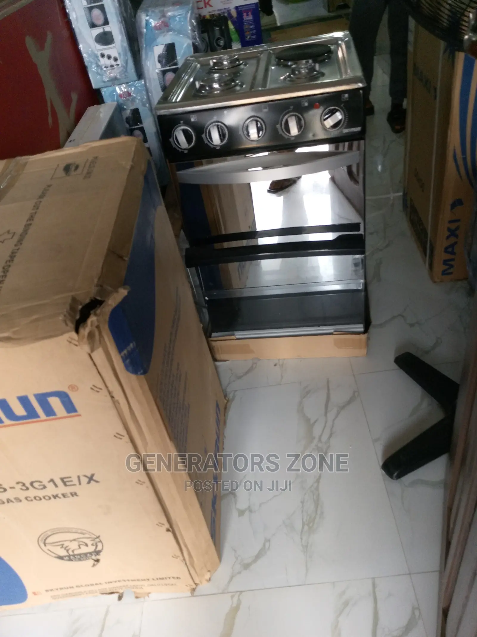 Auto Ignition Skyrun Gas Cooker- Standing Cooker GCS-3g1e/X