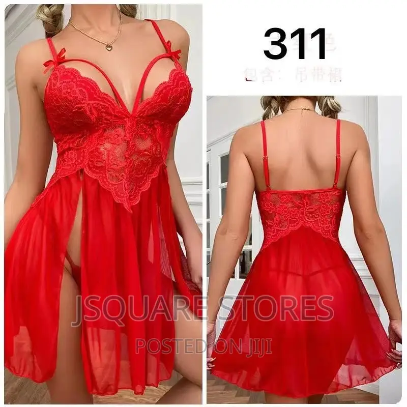 Net Gown With 2 Slits in Front