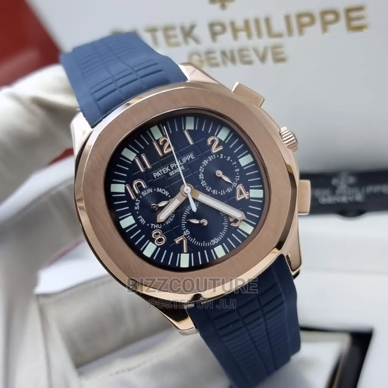 Original PATEK PHILIPPE Rubber Strap Watch Available Instore