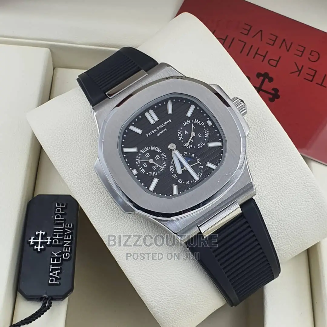 Original PATEK PHILIPPE Rubber Strap Watch Available Instore