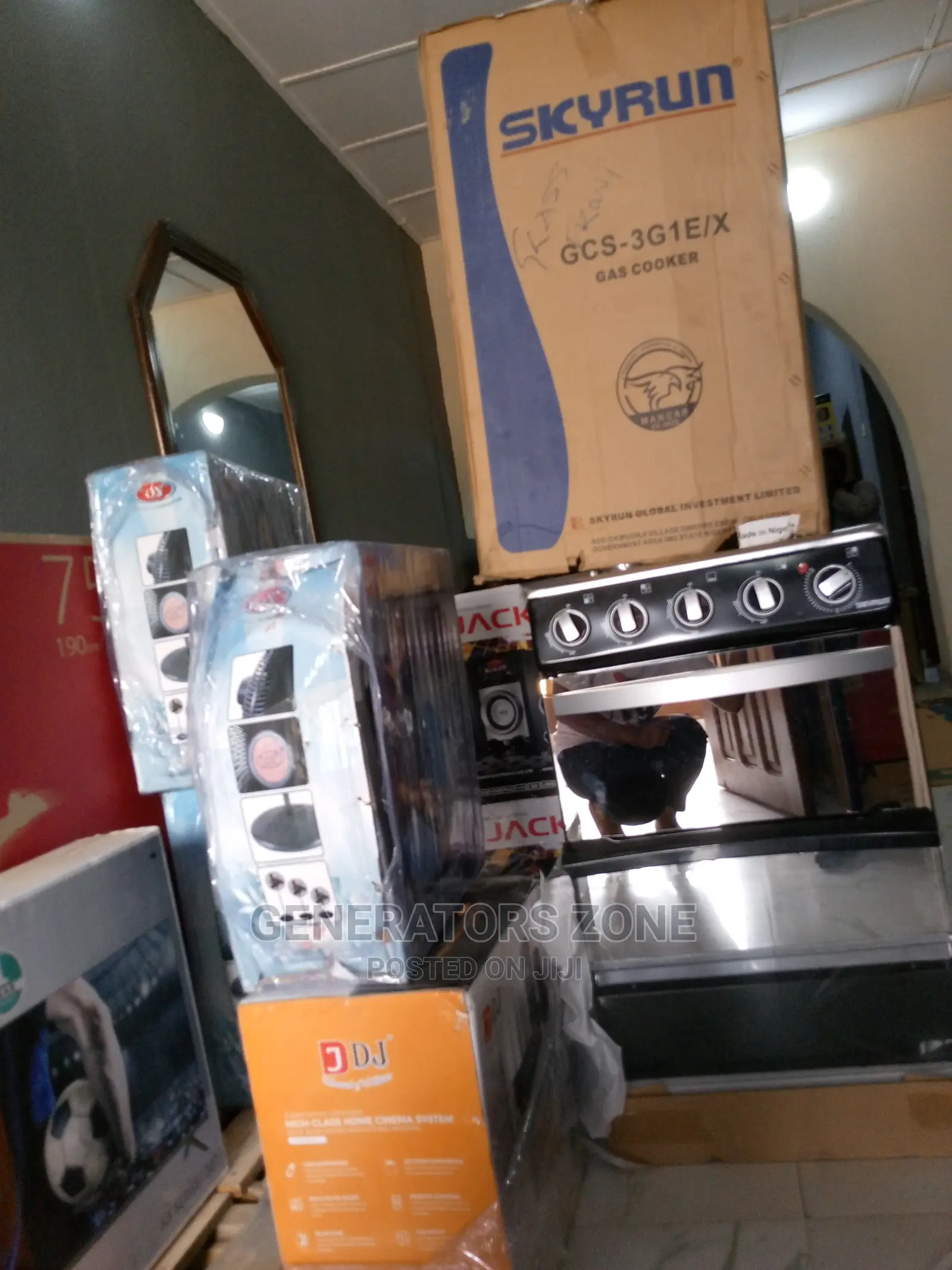Skyrun GCS-3ge/X (3+1) Standing Cooker|Baking Oven+Grill