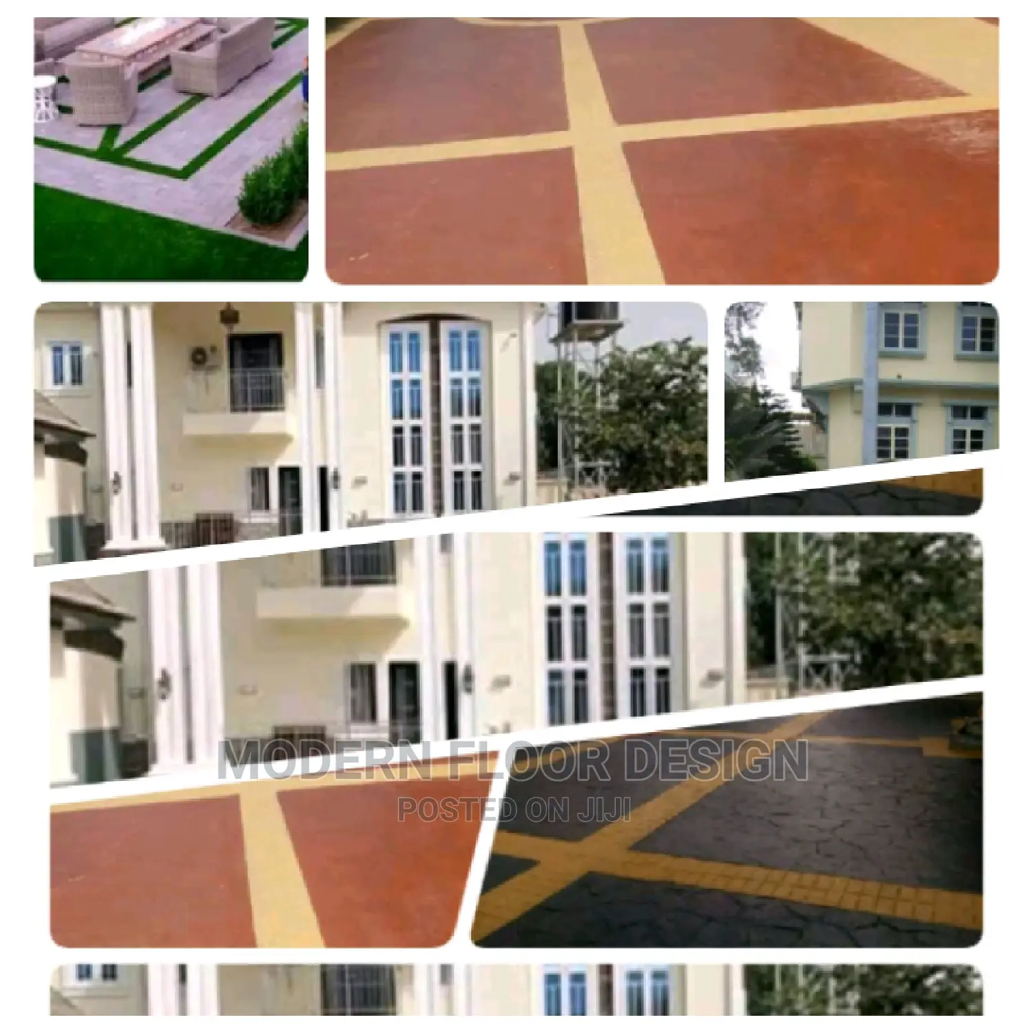 Concrete Base Stamps Floor