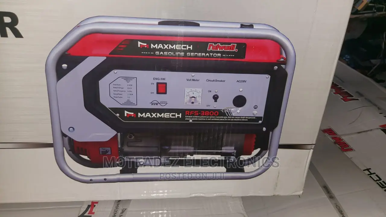 Maxmech 2.5kva Full Copper Coil Manual Start Gen (Rfs3800)