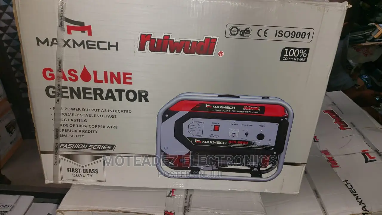 Maxmech 2.5kva Full Copper Coil Manual Start Gen (Rfs3800)