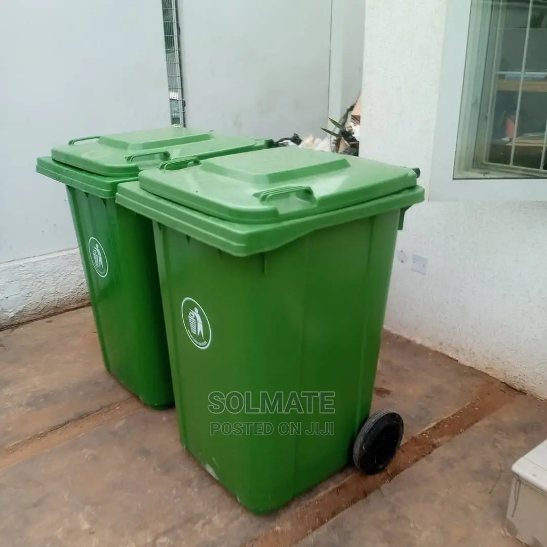 360 Litre Wheelie Bin With 2 Rubber Tyres