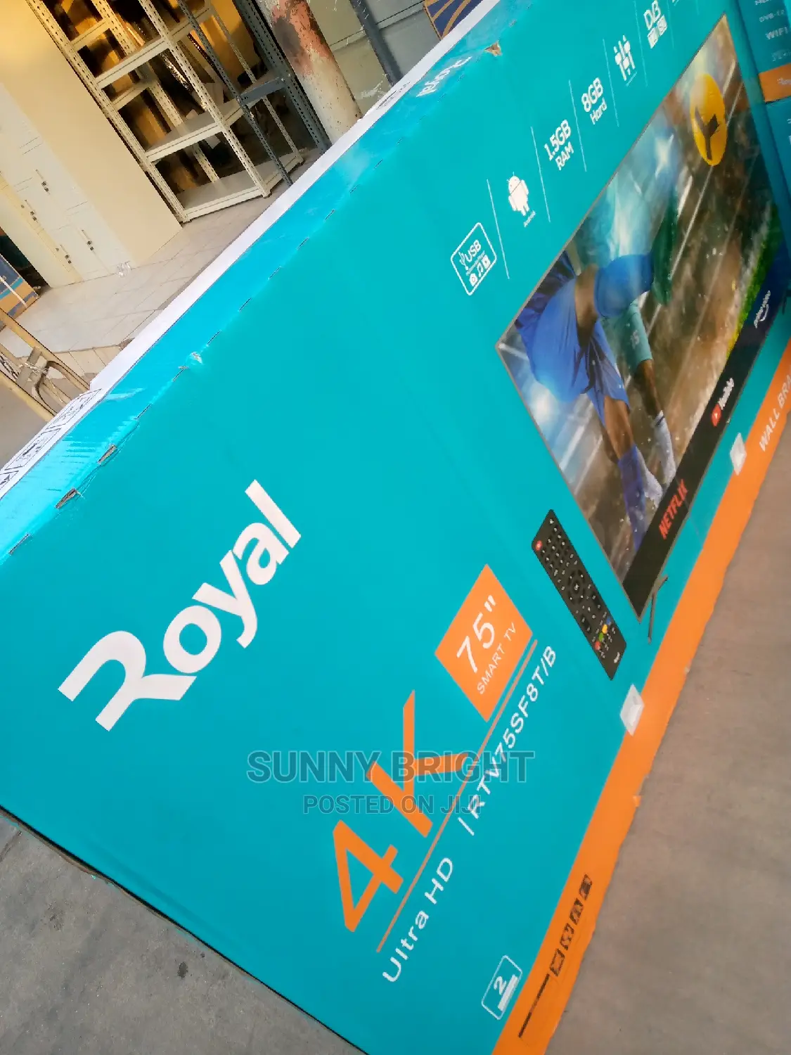 Royal Android Smart Tv 75inches