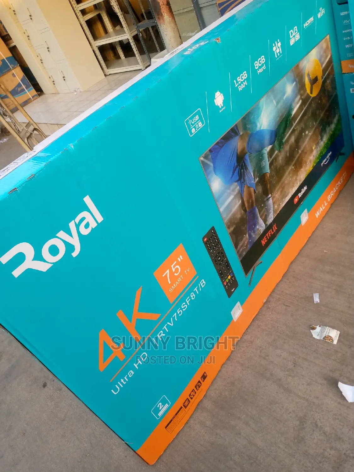 Royal Android Smart Tv 75inches