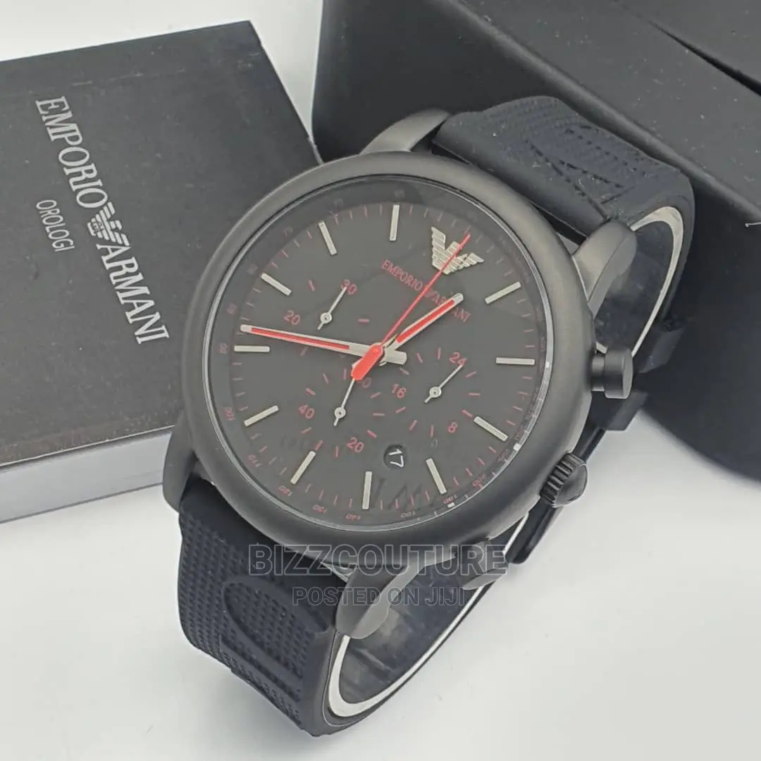 Original EMPORIO ARMANI Rubber Strap Band Available in Store