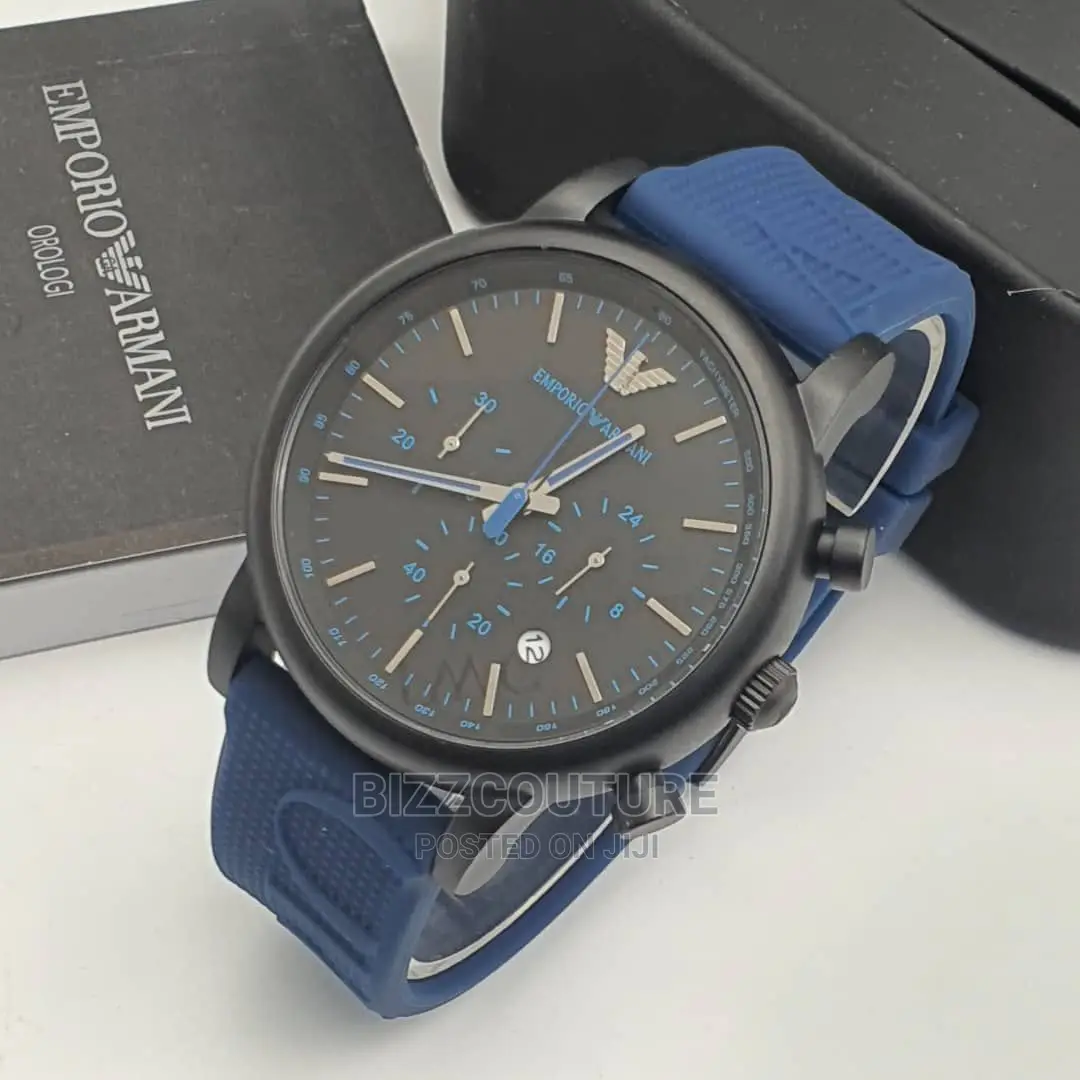 Original EMPORIO ARMANI Rubber Strap Band Available in Store