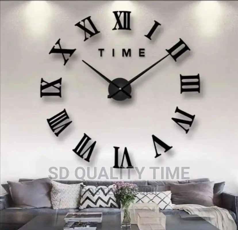 Diy Wall Clock 3d 120cm