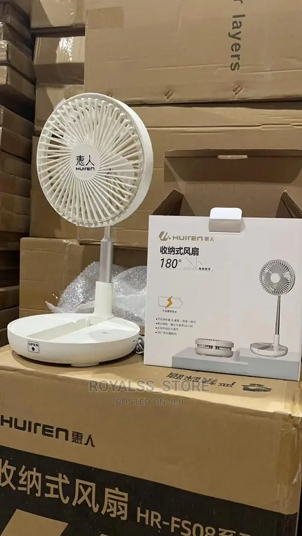 USB Portable and Foldable Rechargeable Fan