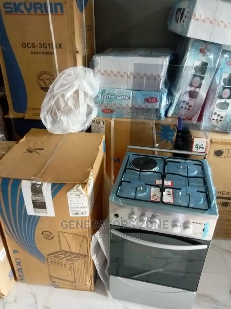 Maxi 50by50 (3+1) 3 Gas Cooker,1 Electric Cooker- F5c31g2