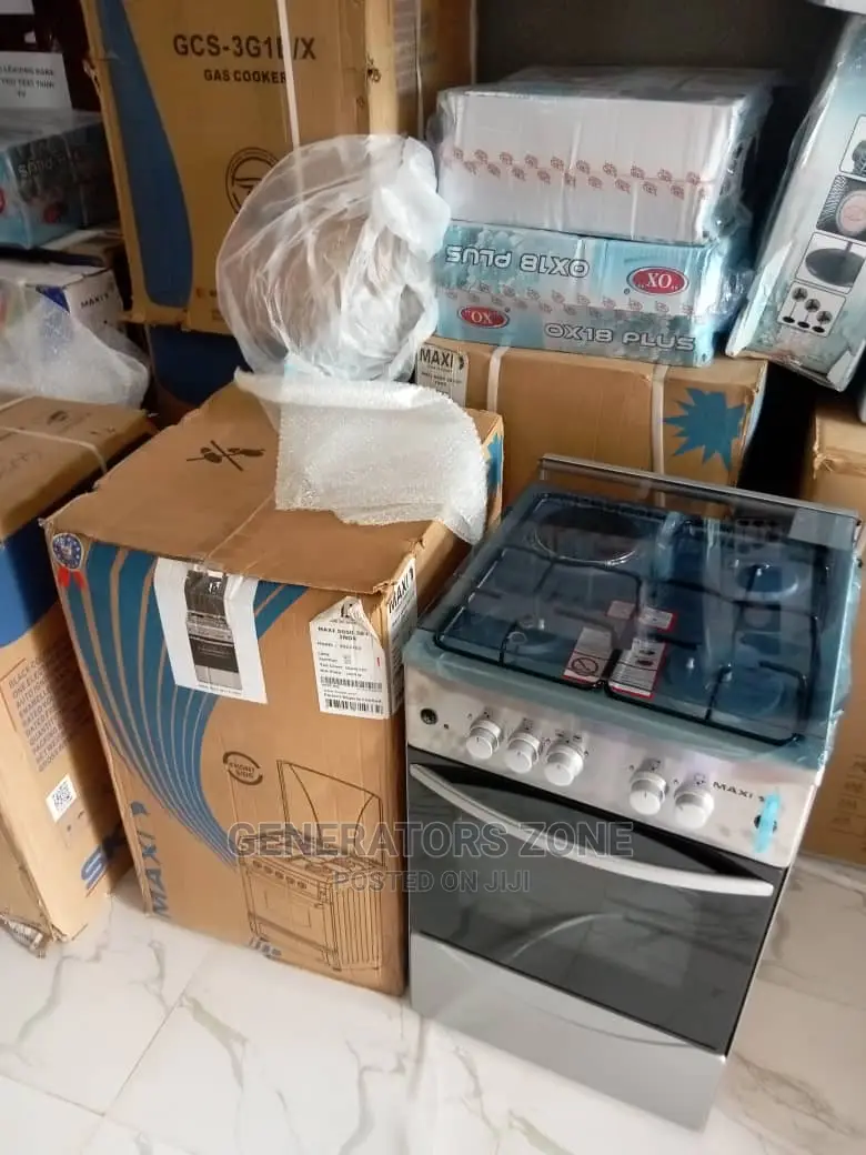 4 Burner Maxi 1 Electric, 3 Gas Cooker Maxi - F5C31G2