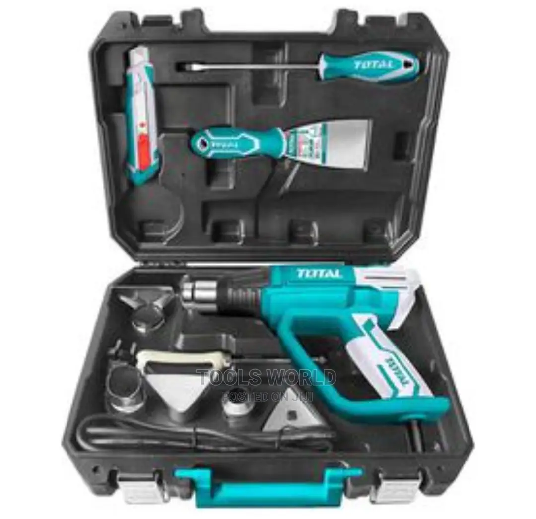 Digital Heat Gun 2000w Briefcase + Accessories Total
