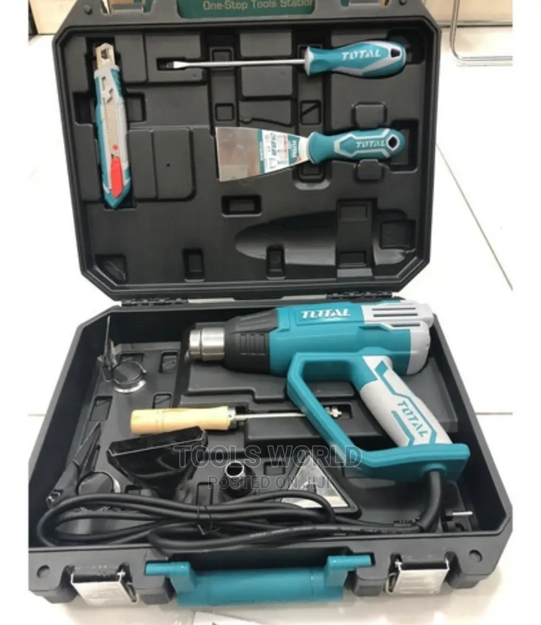 Digital Heat Gun 2000w Briefcase + Accessories Total