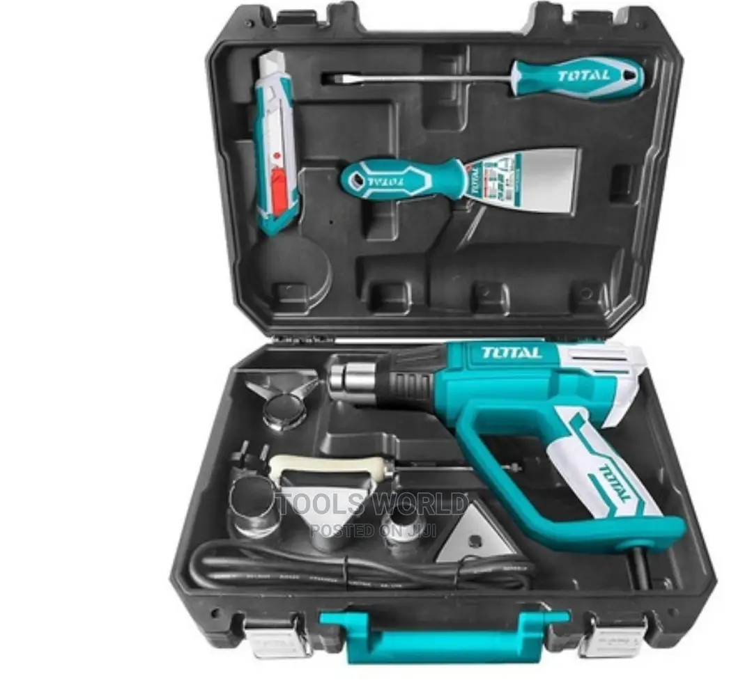 Digital Heat Gun 2000w Briefcase + Accessories Total
