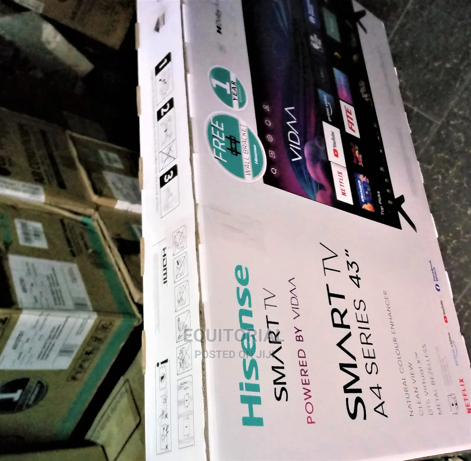 43inches Hisense Youtube Smart TV + Wifi
